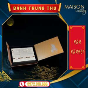 Hộp Bánh Trung Thu Maison Ngư Nguyệt- Bánh trung thu Doanh nghiệp