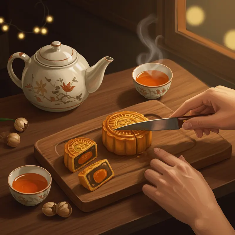 Các loại bánh Trung Thu truyền thống đa dạng về màu sắc và hương vị.