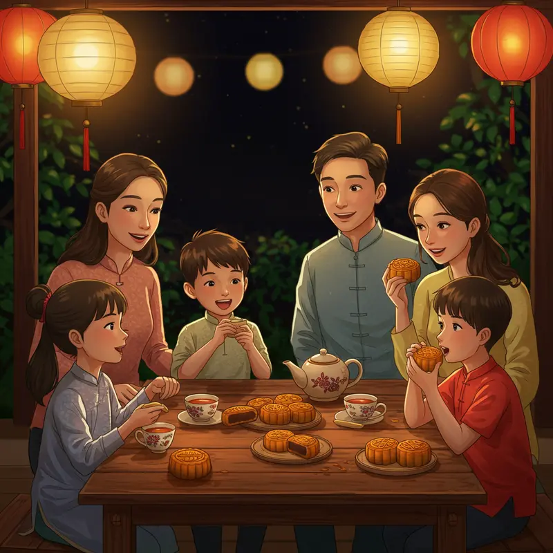 Dụng cụ và nguyên liệu an toàn, tươi sạch để làm bánh Trung Thu mini cho bé.