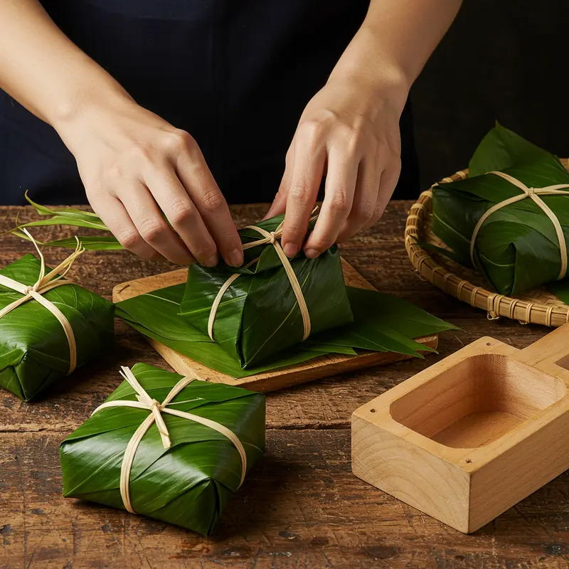 Bánh chưng, bánh tét – biểu tượng ẩm thực Tết Việt, thể hiện sự sum vầy và truyền thống.