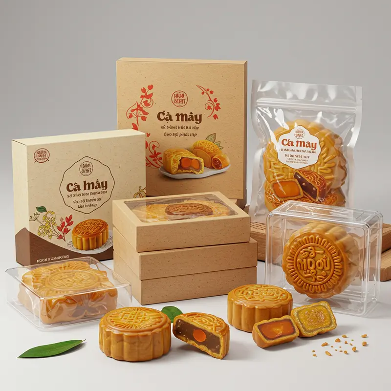 Chọn bánh Trung Thu tươi ngon với vỏ vàng đều và nhân đầy đặn