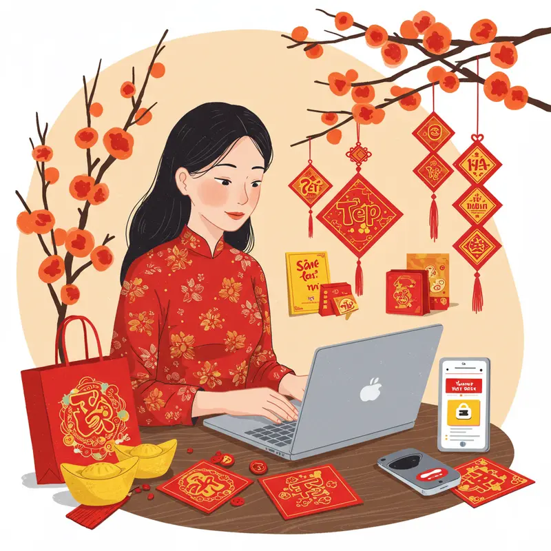 Gia đình Việt cùng thảo luận, lên kế hoạch mua sắm Tết kỹ lưỡng.