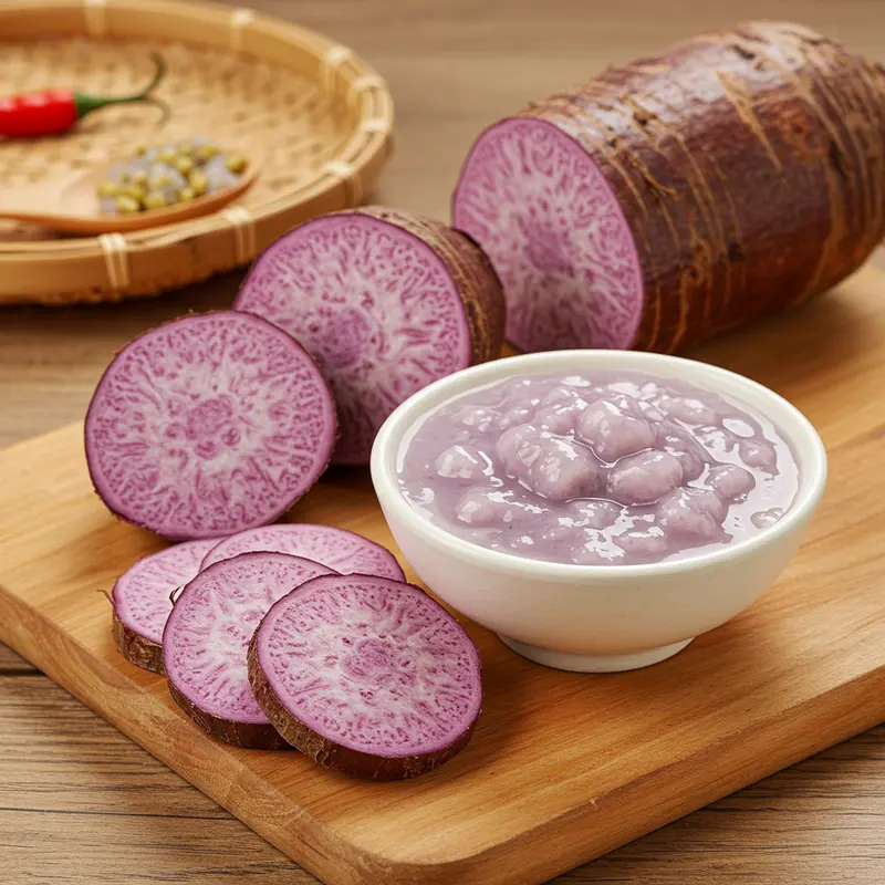 Nhân đậu xanh truyền thống với màu vàng tươi và kết cấu mịn màng