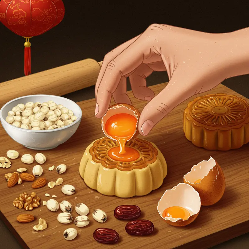 Trứng muối với lòng đỏ cam đặc trưng – nguyên liệu quan trọng cho bánh Trung Thu