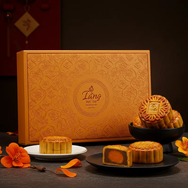 Set quà bánh Trung Thu cao cấp kết nối doanh nghiệp và đối tác.