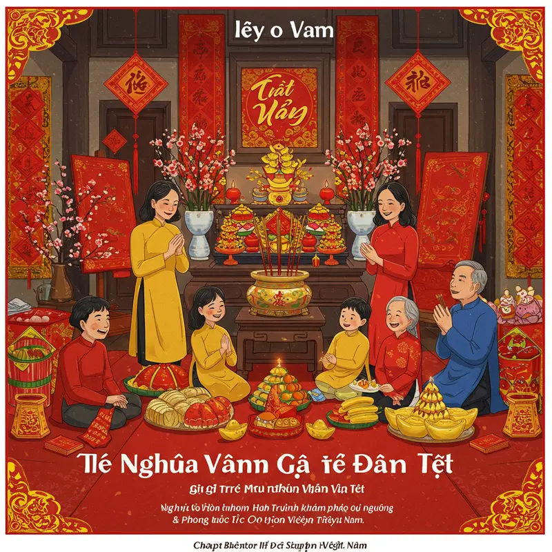 Ngôi làng Việt cổ đón xuân, lưu giữ lịch sử Tết Nguyên Đán.