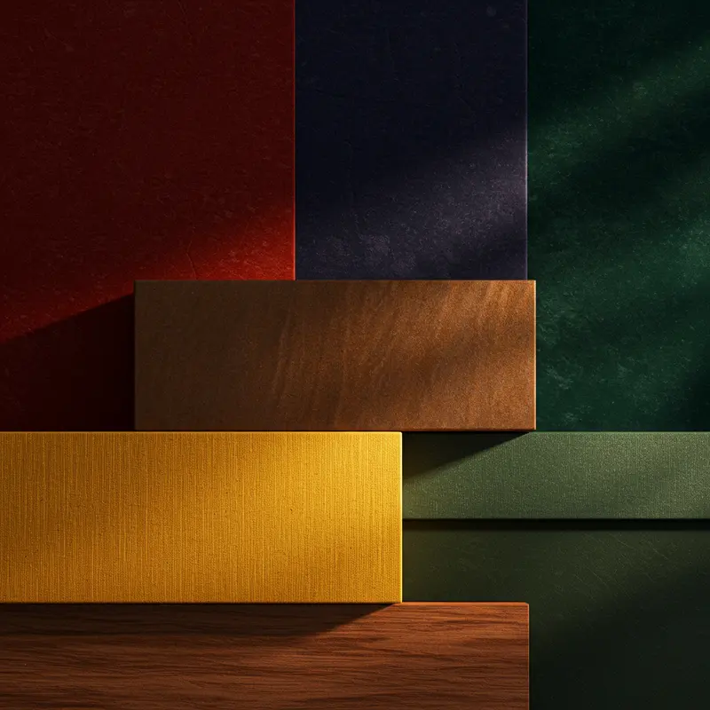 Bản phác thảo hộp quà Tết với các chi tiết hoa văn, màu sắc truyền thống trên bàn làm việc sáng tạo.