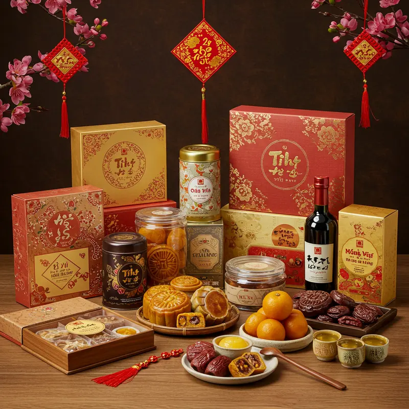 Các yếu tố môi trường như nhiệt độ và độ ẩm ảnh hưởng đến hộp quà Tết.