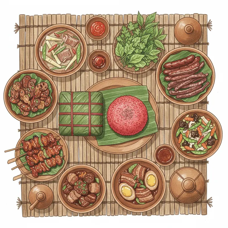 Không khí xuân rộn ràng tại bản làng vùng cao Tây Bắc.