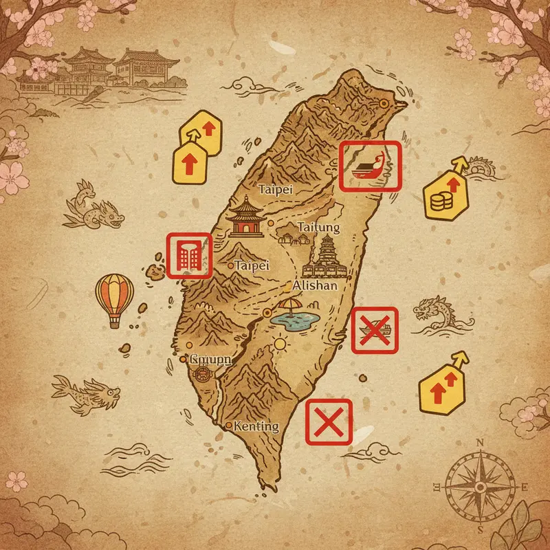 Cổng chính một khu du lịch nổi tiếng ở Đài Loan đóng cửa dịp Tết.