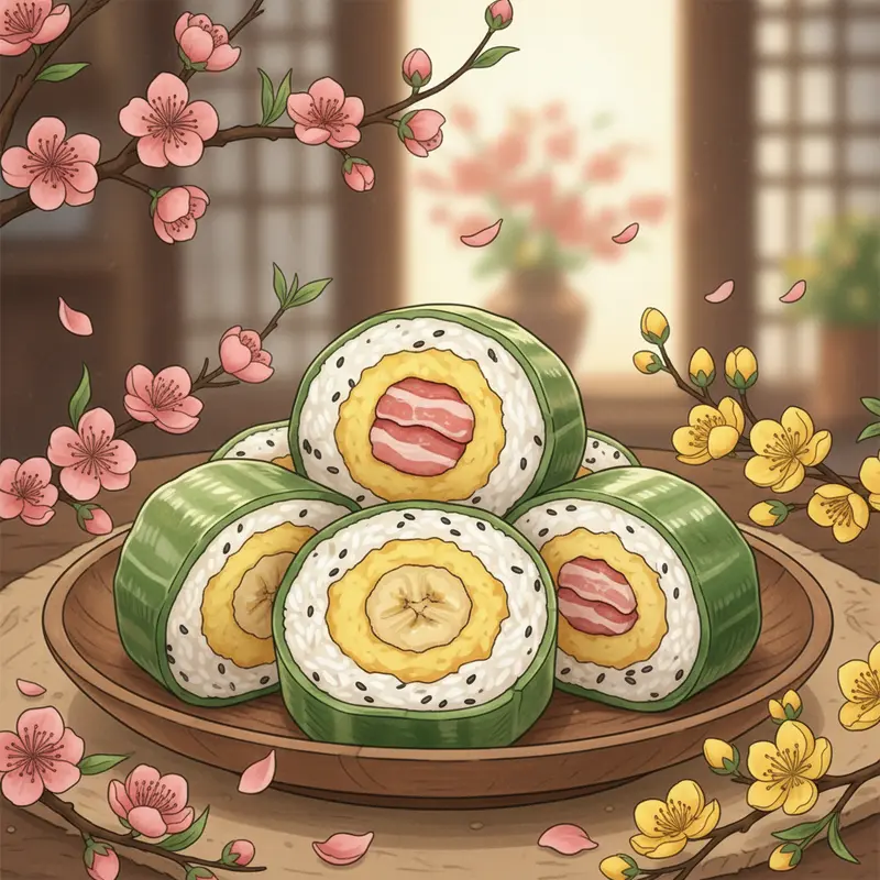 Bữa cơm sum vầy nhiều thế hệ với các món Tết truyền thống Nam Bộ.