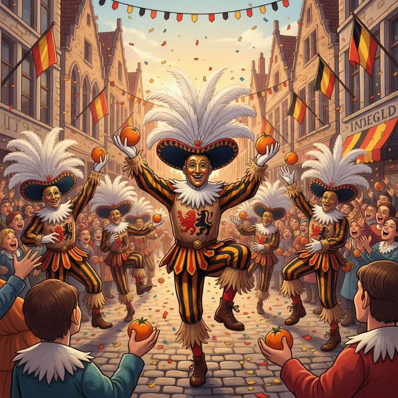 Du khách hóa trang tham dự Carnival Venice với mặt nạ và trang phục cổ điển.