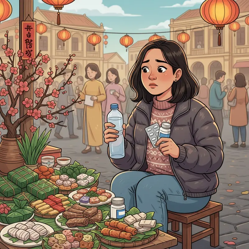 Du khách mùa lạnh với triệu chứng phổ biến như cảm lạnh và dị ứng.