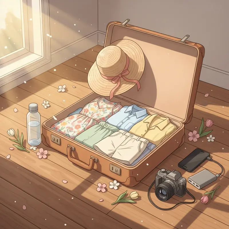 Khung cảnh làng hoa Sa Đéc vào mùa xuân với sắc hoa rực rỡ và du khách nhộn nhịp.