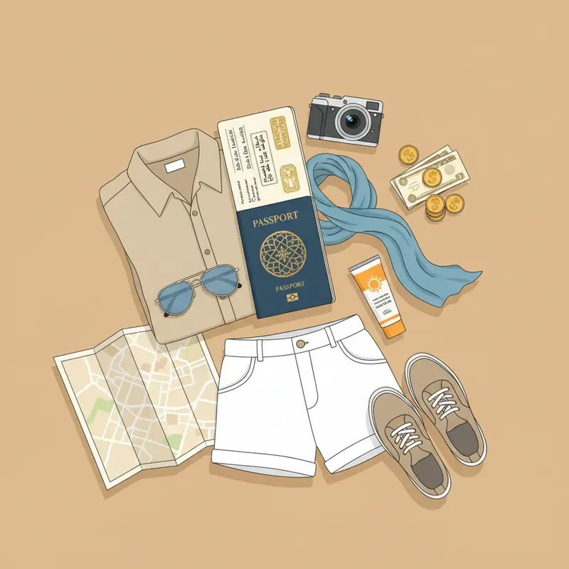 Hành trang và giấy tờ cần thiết để du lịch Dubai, Abu Dhabi.