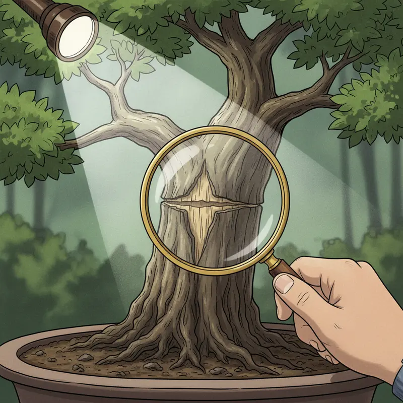 Kiểm tra kỹ các dấu hiệu cây cảnh đã bị xử lý che khuyết điểm.