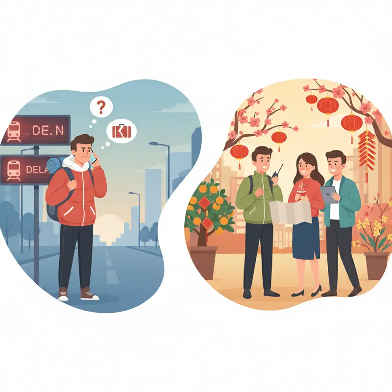 So sánh hai kiểu du lịch dịp Tết: tự túc và tour trọn gói.