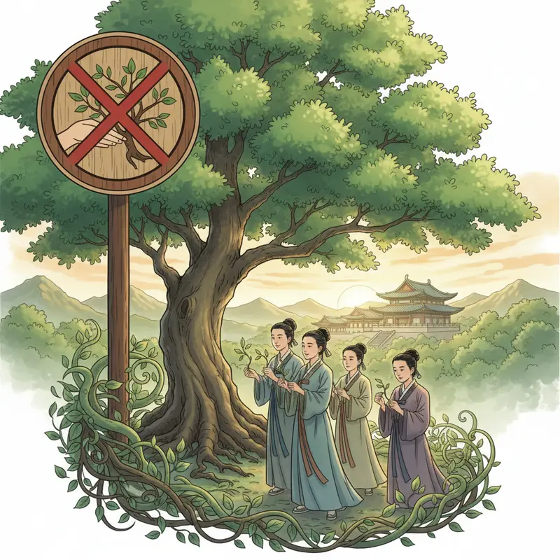 Không khí hái lộc đầu năm tại sân đình chùa Việt.