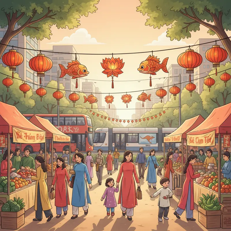 Gia đình Việt chuẩn bị sử dụng xe thuê tự lái tại vùng ngoại ô nước Úc.