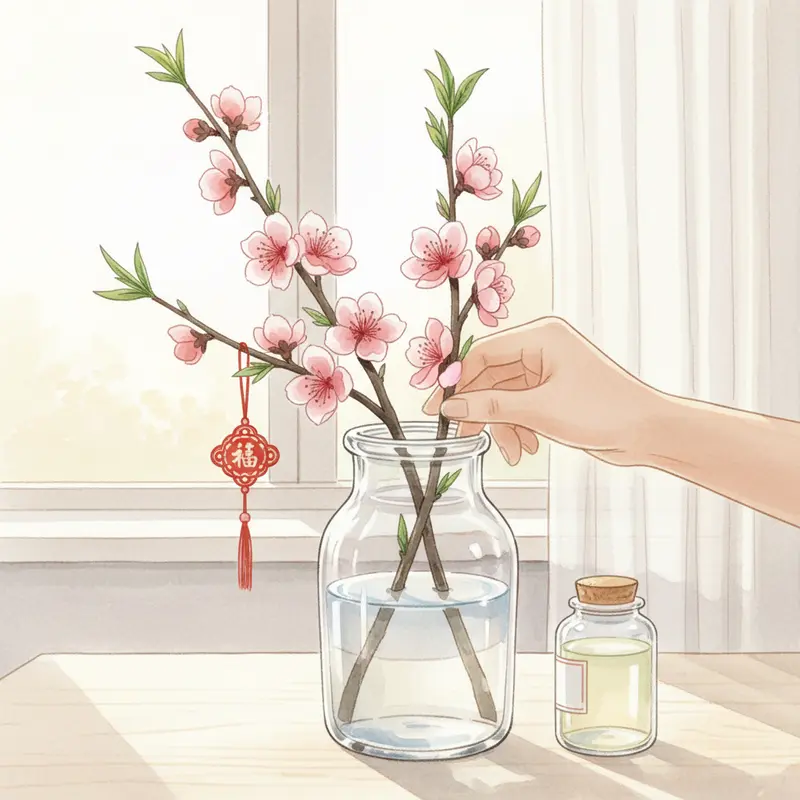 So sánh trực quan giữa Hoa Đào Bích và Đào Phai vào dịp Tết.