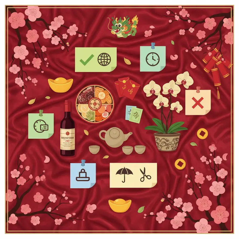 Gia đình sum họp bên những hộp quà Tết trao nhau tình cảm.