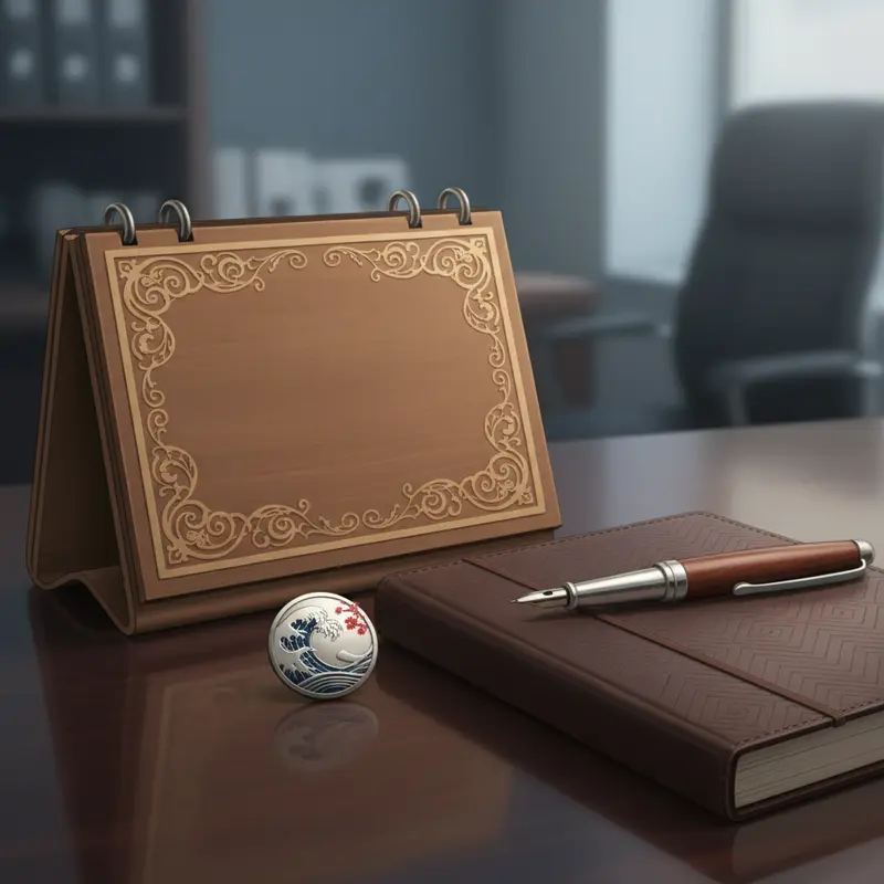 Quà tặng gói phong cách Nhật và Hàn bên hoa anh đào và lụa truyền thống.