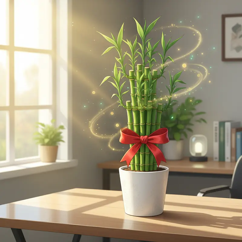 Không gian sống trong lành với cây xanh phong thủy.