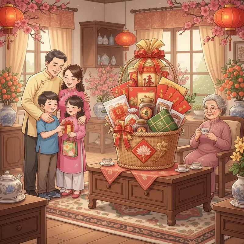 Gia đình cùng nhau lập danh sách và dự toán chi tiêu cho dịp Tết.