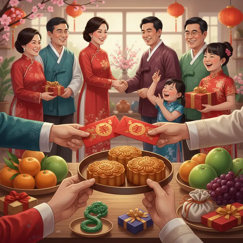 Các thế hệ quây quần dịp Tết Âm lịch, thể hiện ý nghĩa đoàn viên.