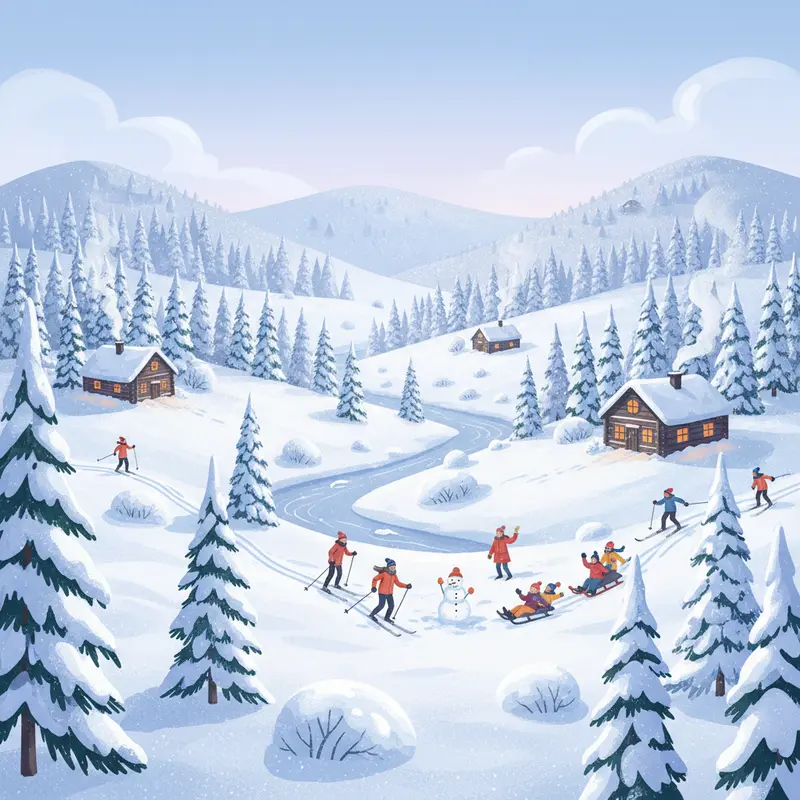 Gia đình hào hứng tại sân bay quốc tế với không khí Tết rộn ràng.