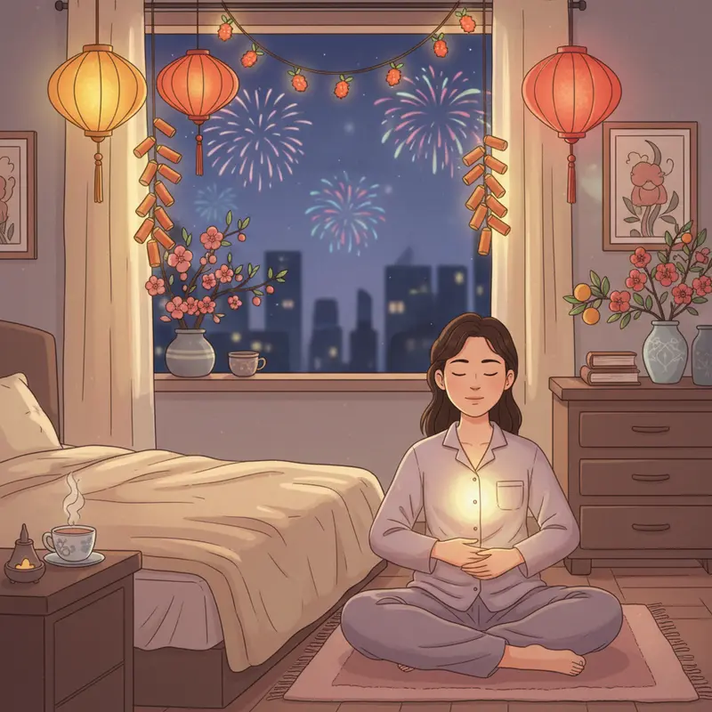 Mâm cỗ Tết truyền thống với nhiều món ăn giàu calo dễ gây tăng cân.