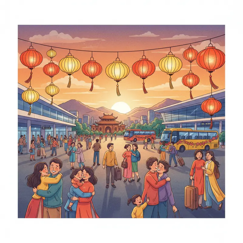 Không khí du lịch nhộn nhịp dịp Tết Nguyên Đán trên khắp Việt Nam.