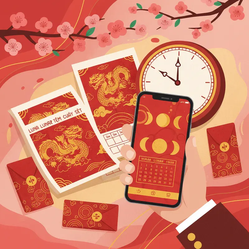Gia đình Việt quây quần chuẩn bị cúng Giao Thừa trong không khí đoàn viên.
