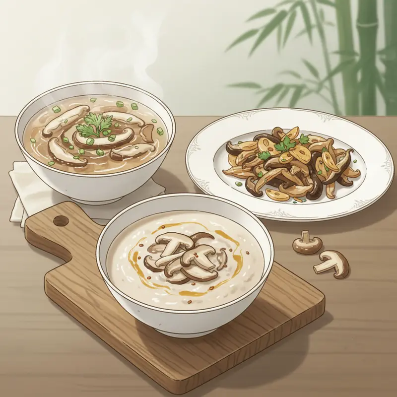 Nấm mối sấy khô thượng hạng giữ nguyên hình dáng và màu sắc tự nhiên.