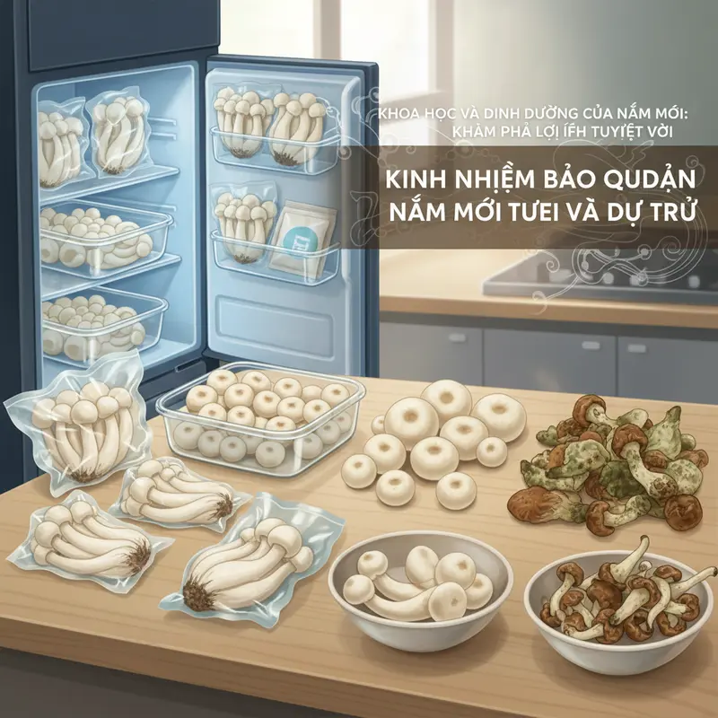 Nấm mối tự nhiên mọc thành cụm trên nền đất ẩm dưới tán rừng.