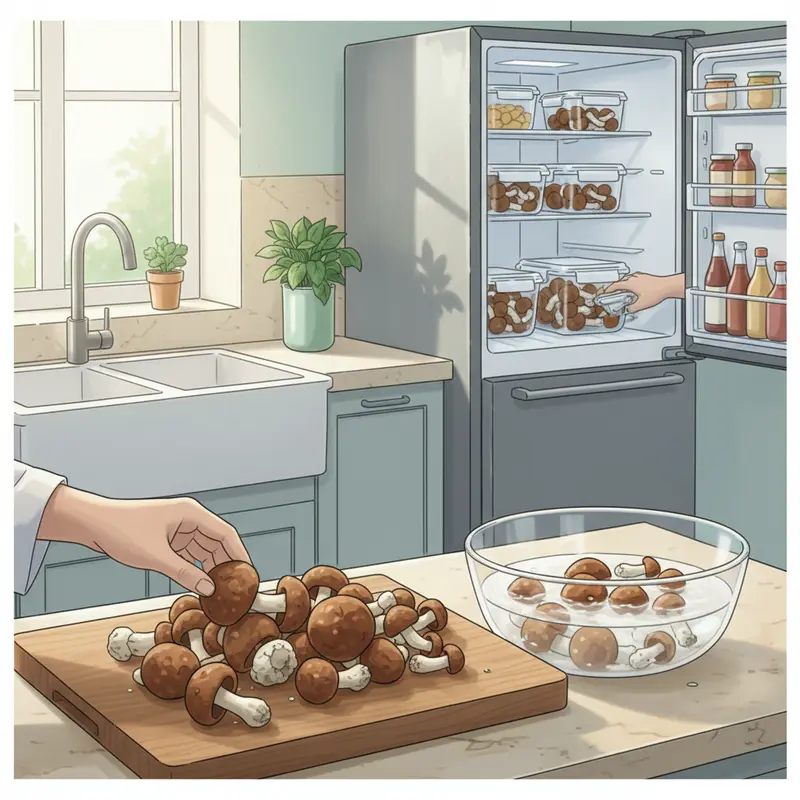 Cận cảnh nấm mối tự nhiên mọc thành cụm dưới đất gần gốc cây.