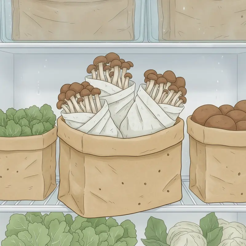 Nấm mối tươi đạt chuẩn với mũ còn khép, thân chắc khoẻ.