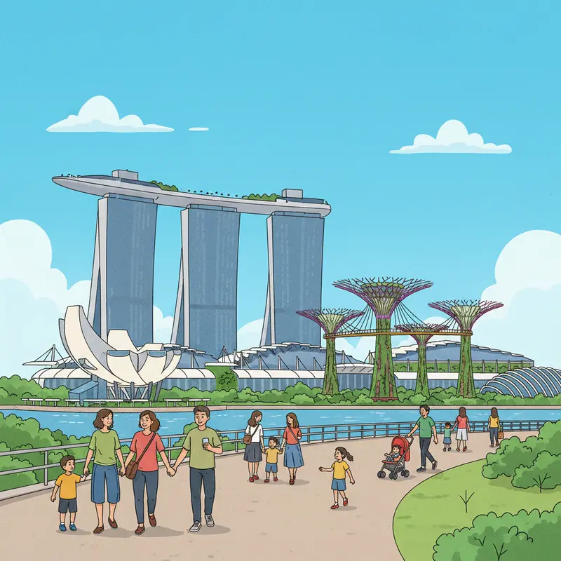 Chinatown Singapore rực rỡ trong dịp Tết với đèn lồng và chợ truyền thống.