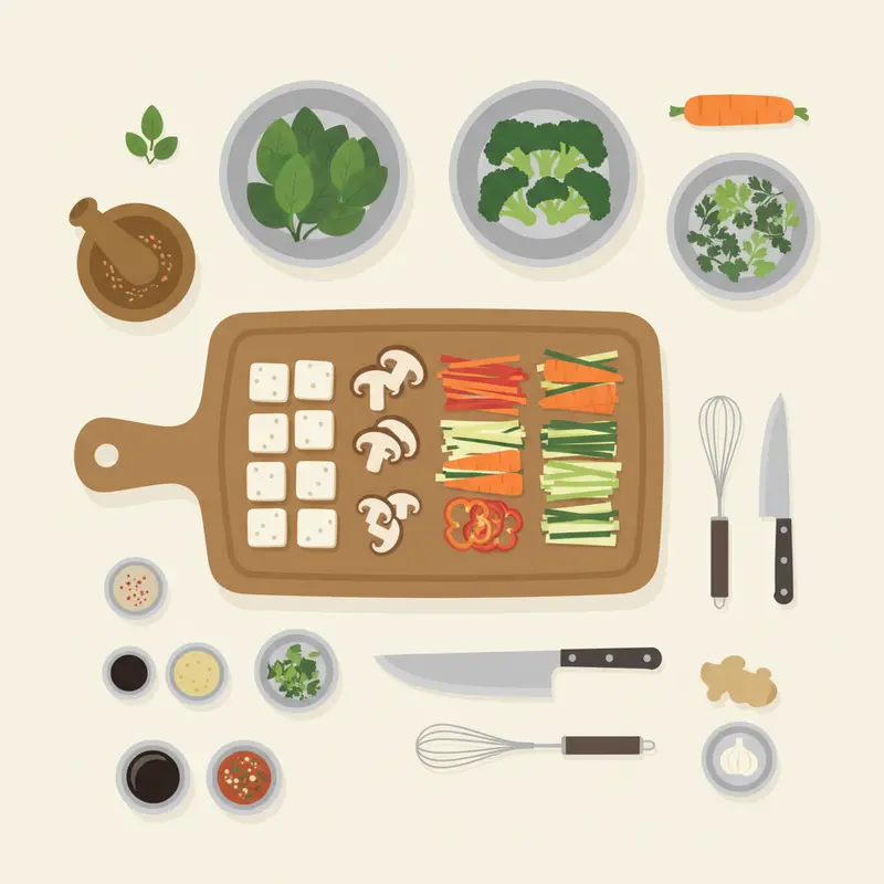 Mâm cúng chay thể hiện sự thanh tịnh và trang nghiêm.