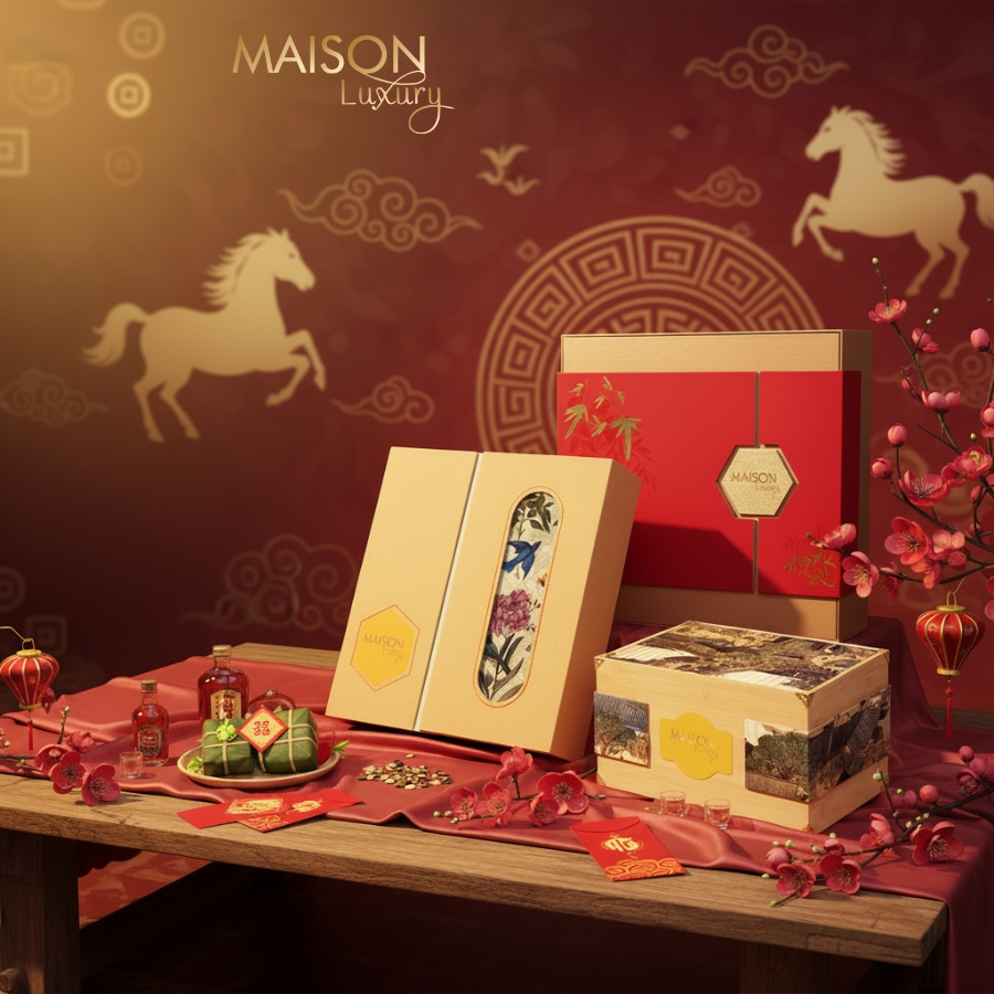 Bộ sưu tập quà Tết Doanh Nghiệp Maison 2026