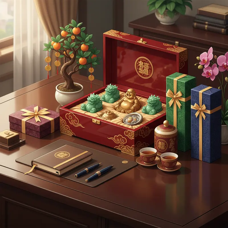 Gia đình Việt sum vầy trao tặng quà Tết tràn ngập niềm vui.