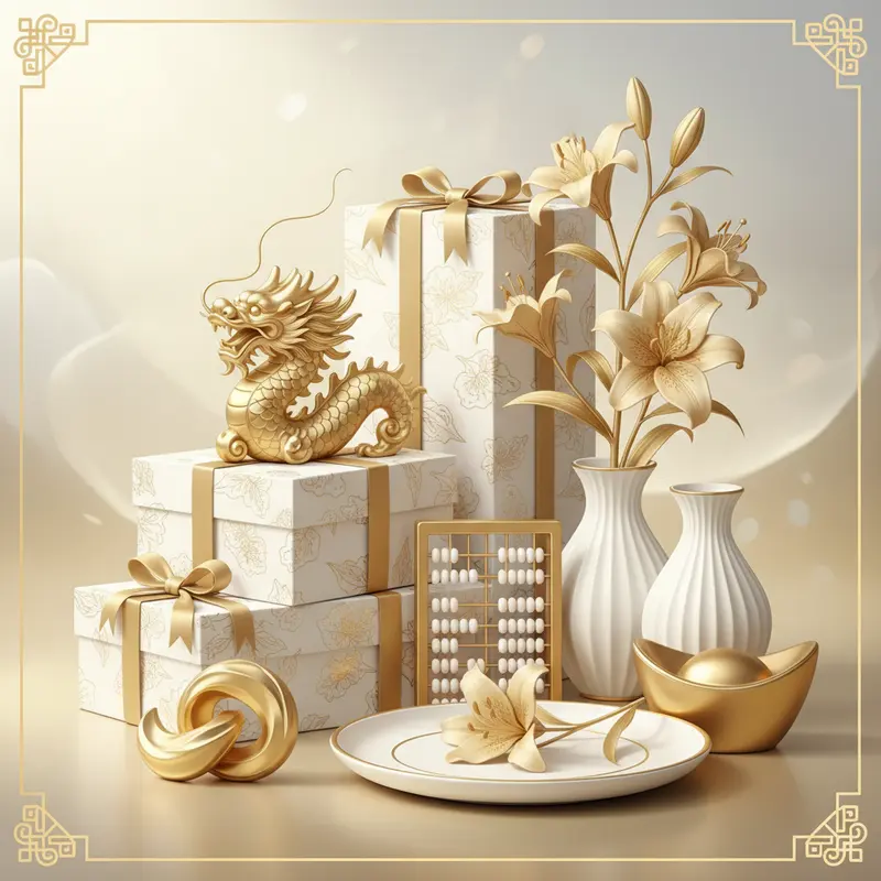 Gia đình Việt sum vầy trao tặng quà Tết tràn ngập niềm vui.