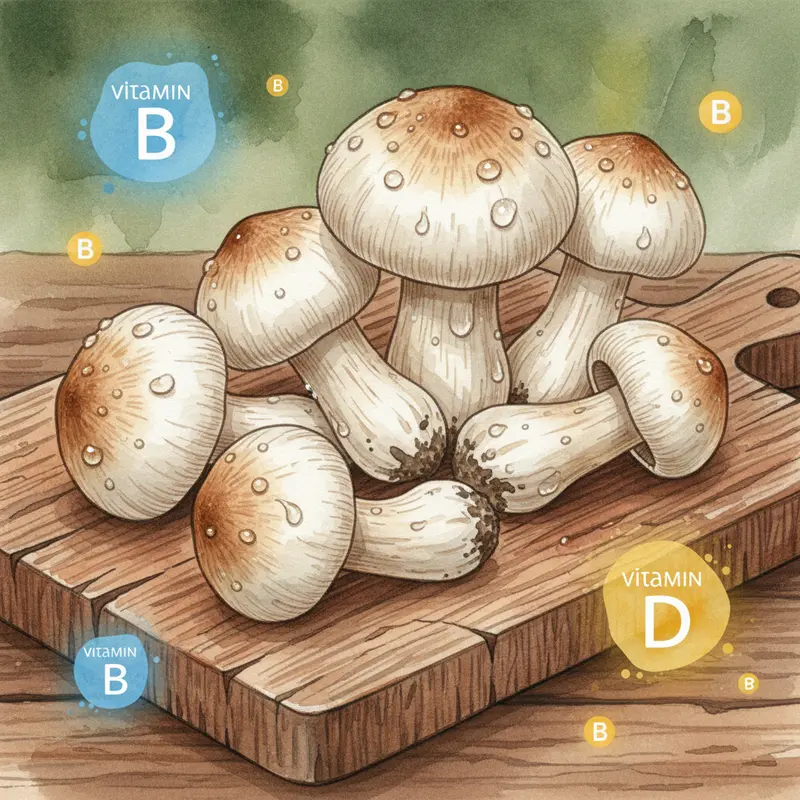 Hình ảnh nấm mối tươi thể hiện giá trị dinh dưỡng dồi dào.