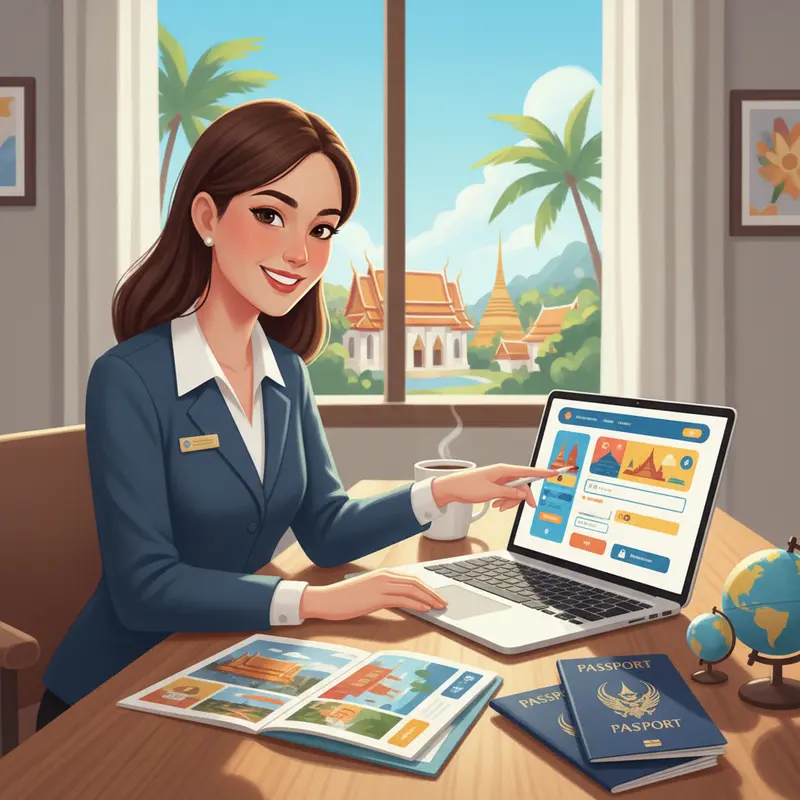 Gia đình hào hứng chuẩn bị cho chuyến du lịch Thái Lan dịp Tết.