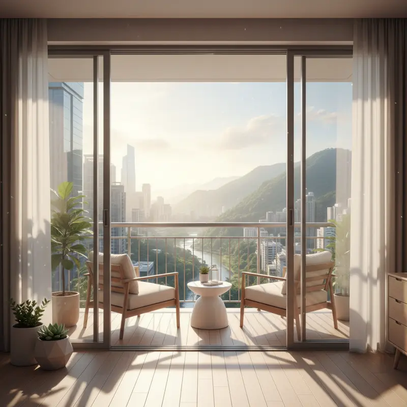 Dòng khí lưu thông hài hòa mang lại sức sống cho ngôi nhà.