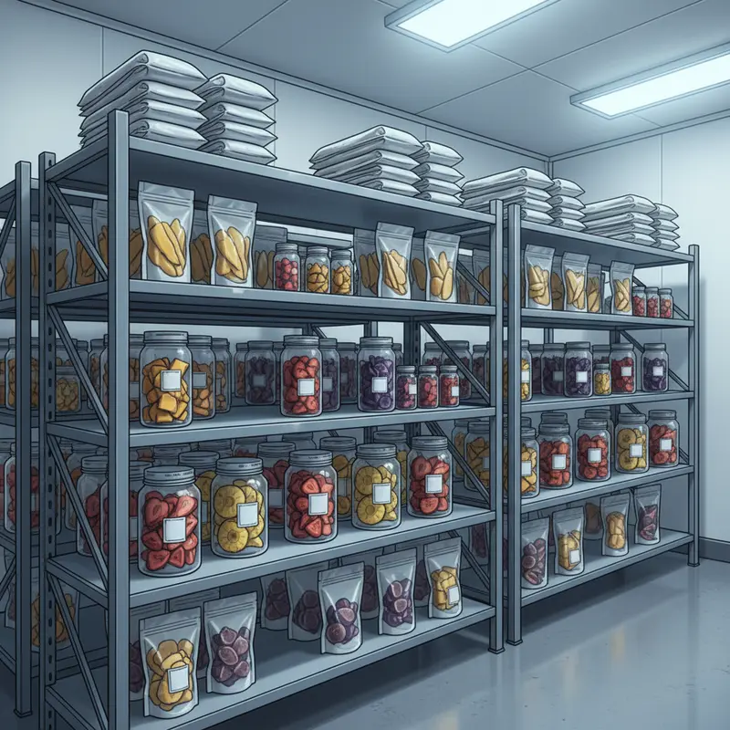 So sánh chất lượng tương đồng giữa trái cây sấy nguyên quả và dạng vụn.