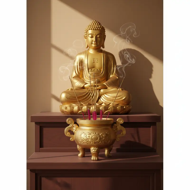 Sơ đồ phân cấp vị thế giữa Phật và Gia tiên.