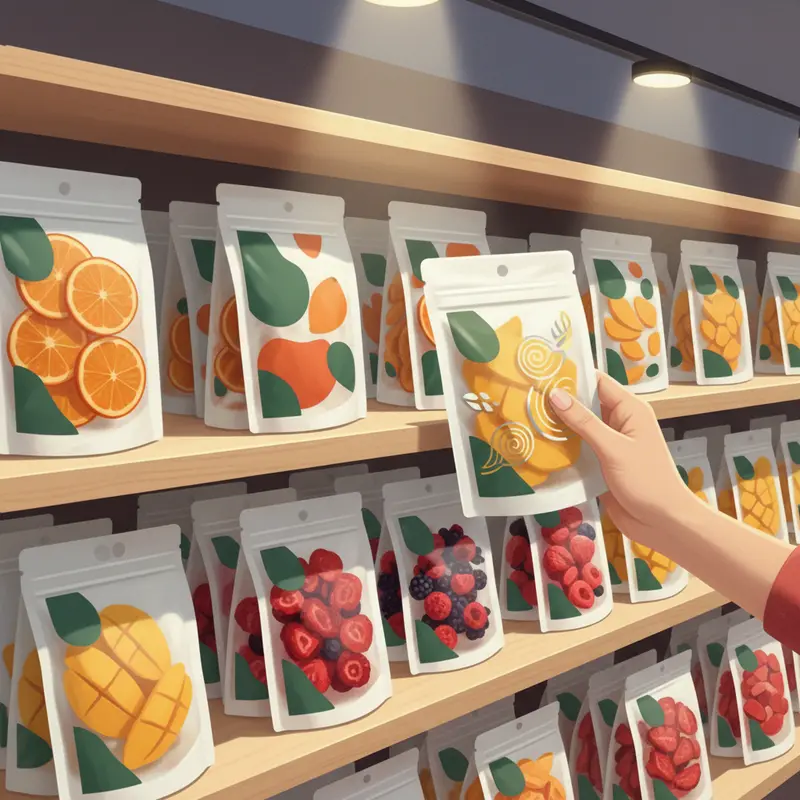 So sánh thực tế giữa hoa quả sấy và hoa quả tươi.