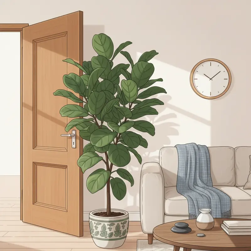 Treo đồng hồ đối diện cửa chính được coi là ‘Khai môn kiến chung’ – một thế phạm phong thủy.