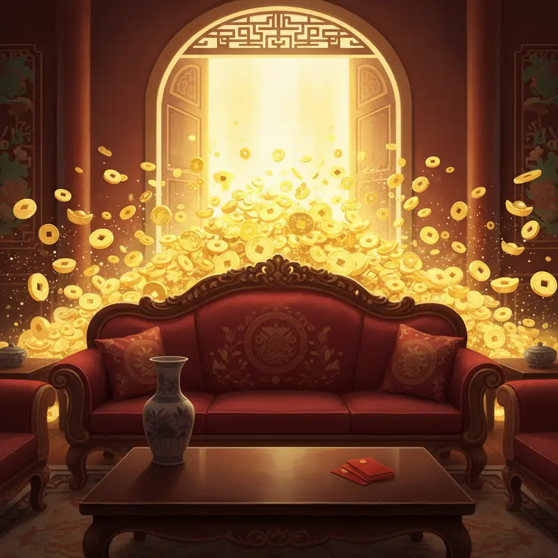 Sofa quay lưng ra cửa ngăn cản dòng sinh khí vào nhà.